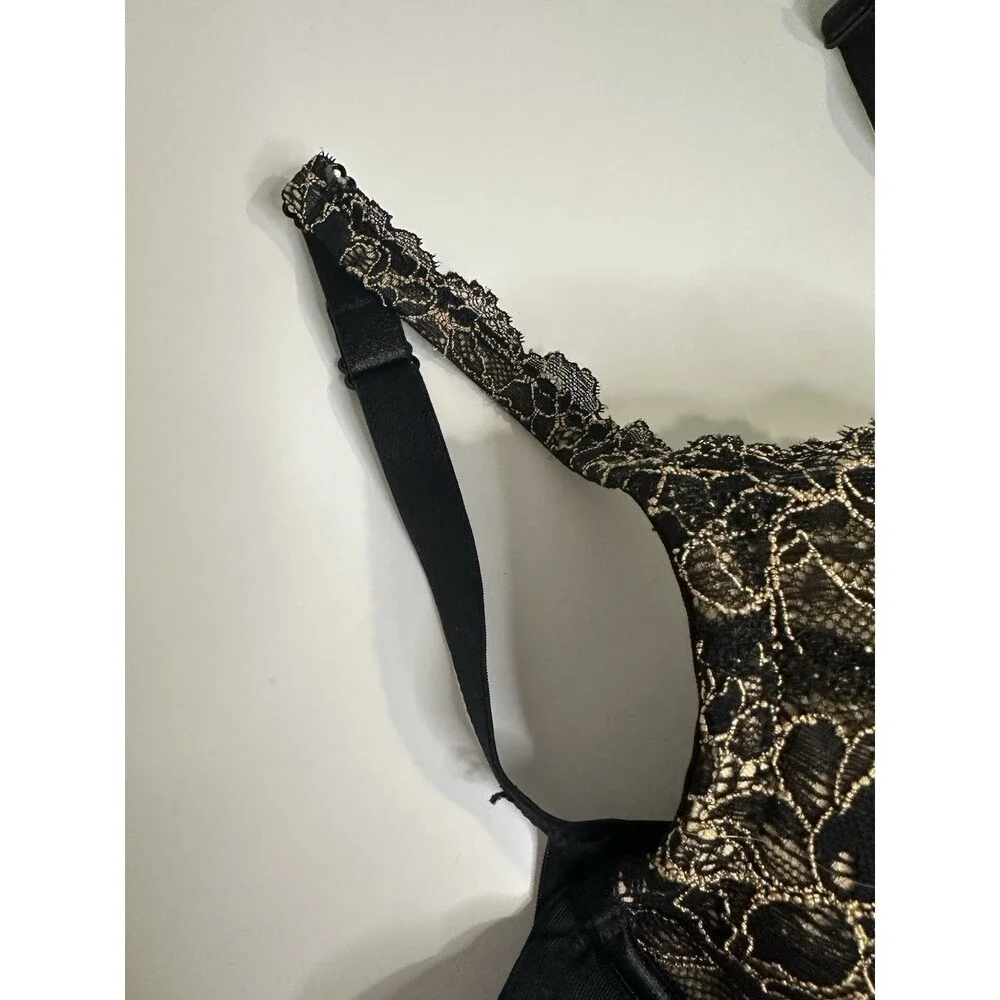 Cacique Bra 40C Plunge Lace over Sexy Lane Bryant - Picture 5 of 15